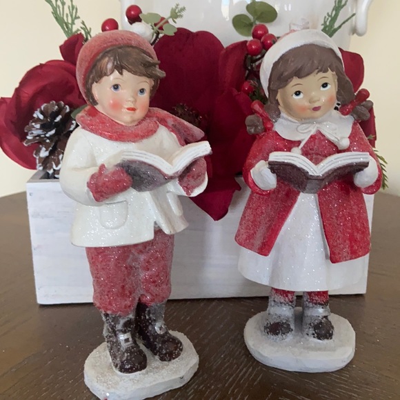 Other - Set Holiday Traditional Vintage Style Children Victorian Christmas Carolers